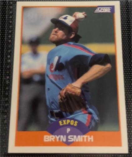 1989 Score #428 Bryn Smith — front
