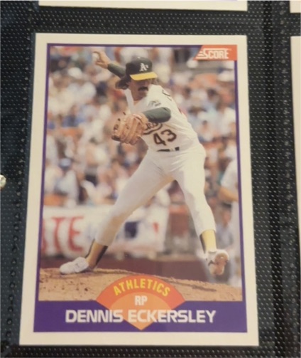 1989 Score #276 Dennis Eckersley — front