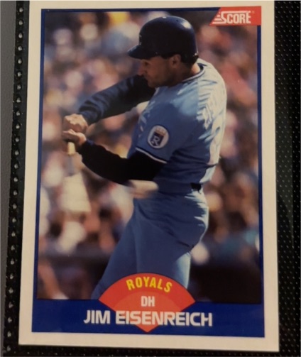 1989 Score #594 Jim Eisenreich — front