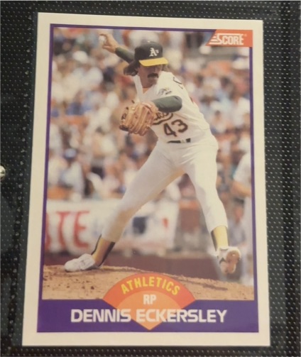 1989 Score #276 Dennis Eckersley — front
