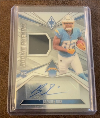 2024 Panini Phoenix Rookie Phenom #RPJA-BRI Brenden Rice — front