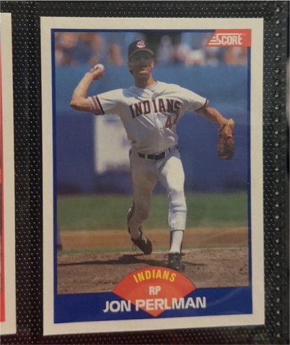 1989 Score #591 Jon Perlman — front