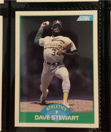 1989 Score #32 Dave Stewart — front