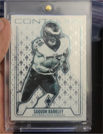 2024 Panini Phoenix Contours #CON-SBY Saquon Barkley — front