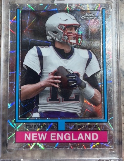 2024 Topps Chrome 1974 Topps Football #74TF-16 Tom Brady — front