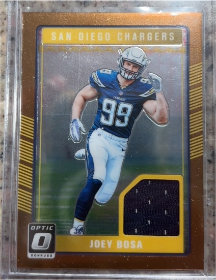 2016 Panini Donruss Optic Rookie Threads Pink #19 Joey Bosa — front