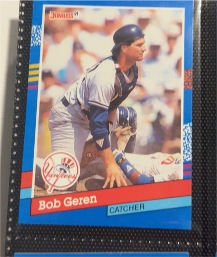 1991 Donruss #114 Bob Geren — front