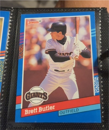 1991 Donruss #143 Brett Butler — front