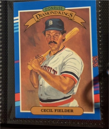 1990 Donruss Diamond Kings #3 Cecil Fielder — front