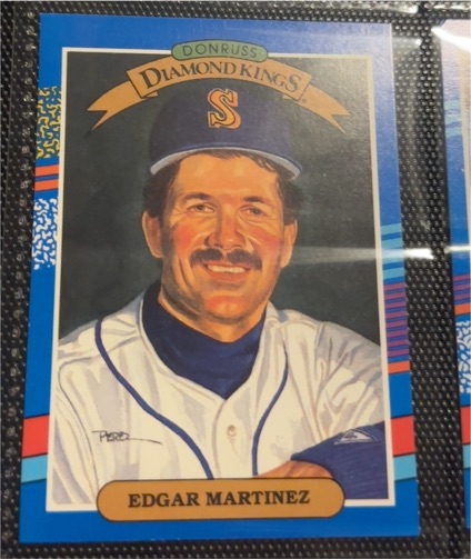 1991 Donruss Diamond Kings #16 Edgar Martinez — front