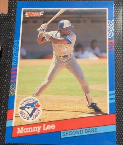 1991 Donruss #211 Manny Lee Toronto Blue Jays — front