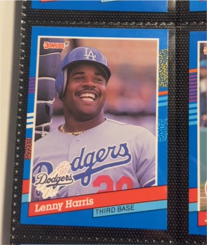 1991 Donruss #224 Lenny Harris — front