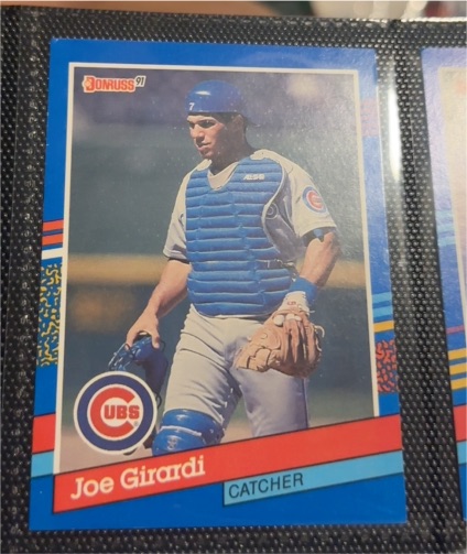 1991 Donruss #184 Joe Girardi — front