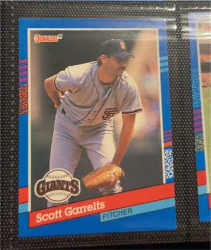 1991 Donruss #311 Scott Garrelts — front
