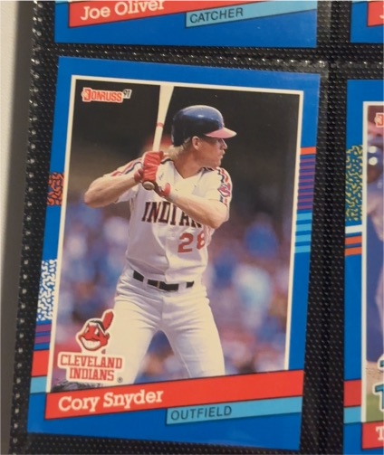 1991 Donruss #288 Cory Snyder — front