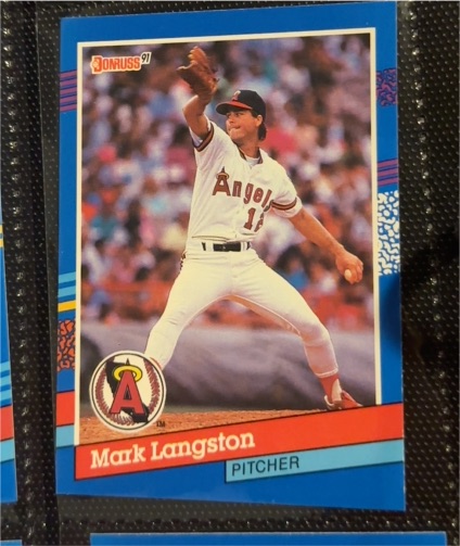 1991 Donruss #190 Mark Langston — front