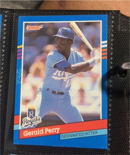 1991 Donruss #130 Gerald Perry — front