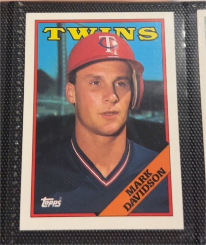 1988 Topps #19 Mark Davidson — front