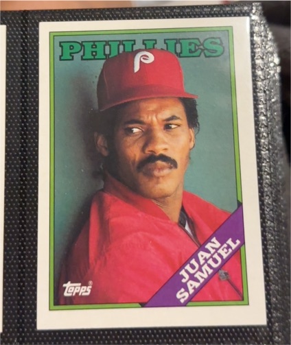 1988 Topps #705 Juan Samuel — front