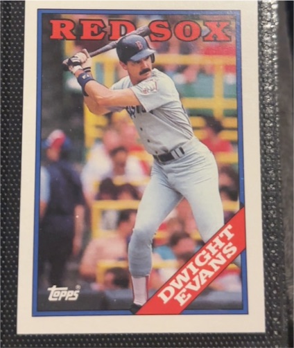 1988 Topps #470 Dwight Evans — front