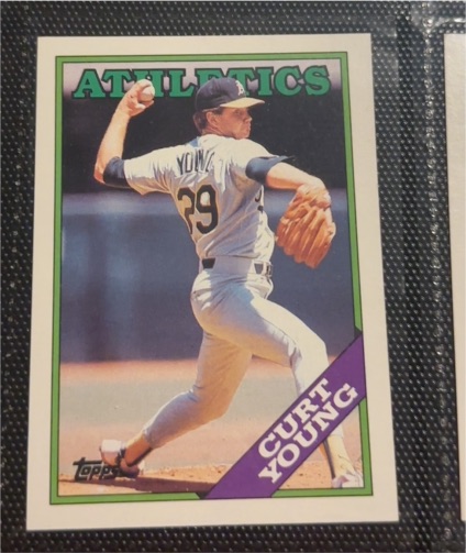 1988 Topps #103 Curt Young — front