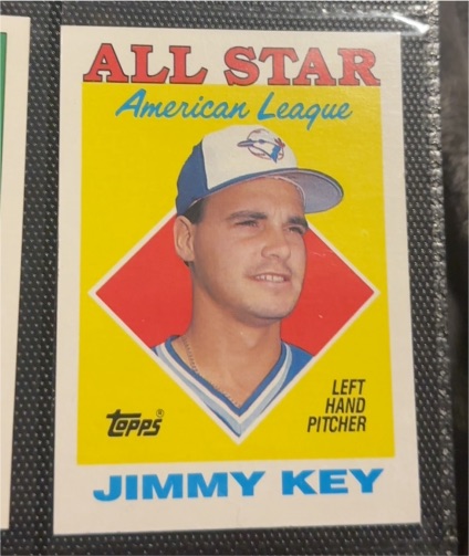 1988 Topps #395 Jimmy Key — front