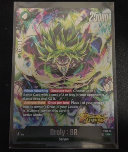 Dragon Ball Super Card Game FS10-14 Broly : BR — front