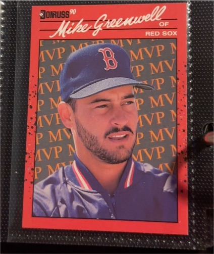 1990 Donruss Bonus MVP #BC-17 Mike Greenwell — front