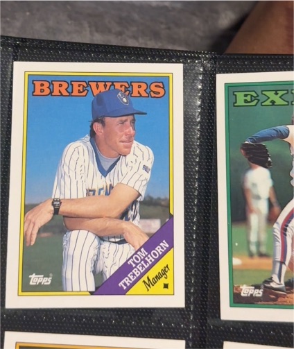 1988 Topps #224 Tom Trebelhorn — front