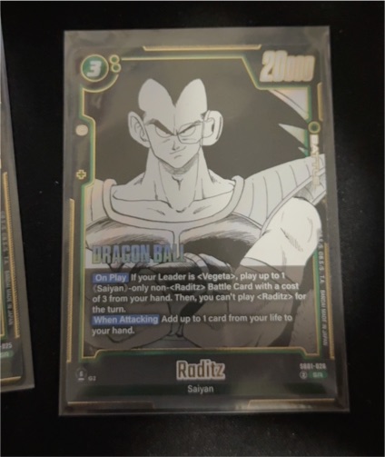 2025 Dragon Ball Super Fusion World Manga Booster #SB01-026 Raditz — front