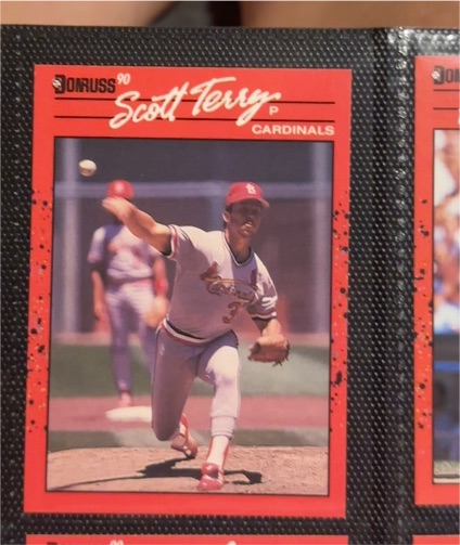 1990 Donruss #418 Scott Terry — front
