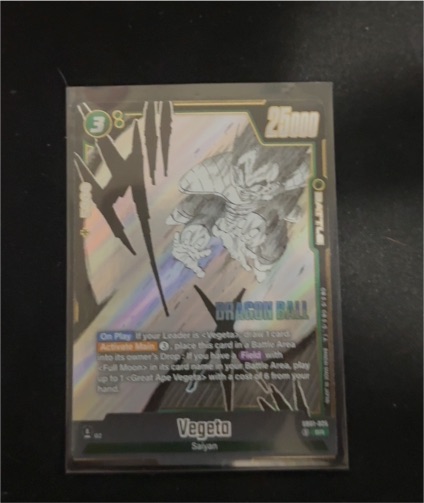 2025 Dragon Ball Super Fusion World Manga Booster #SB01-025 Vegeta — front