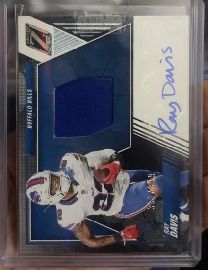 2024 Panini Absolute - Ray Davis RPA /399 Rookie Premiere Materials #RPM-RDS Bills — front