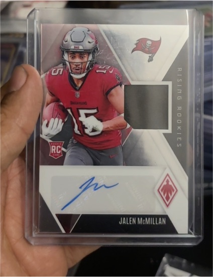 2024 Panini Phoenix Rising Rookies Patch Auto #RRAJ-JMN Jalen McMillan — front