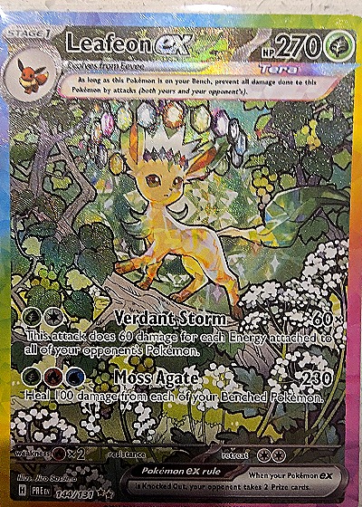 2024 Pokémon Scarlet & Violet Terastal Festival ex #200 Leafeon ex — front