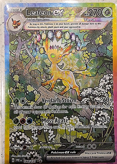2014 Pokémon TCG #144 Leafeon EX — front