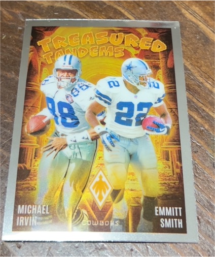 2024 Panini Phoenix #TT-DAL Michael Irvin, Emmitt Smith Treasured Tandems — front