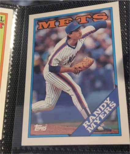 1988 Topps #412 Randy Myers — front