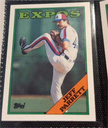 1988 Topps #588 Jeff Parrett — front