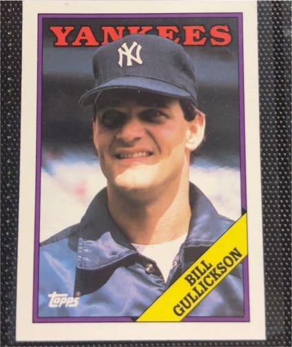 1988 Topps #711 Bill Gullickson — front