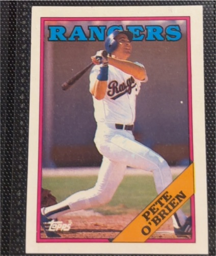 1988 Topps #721 Pete O'Brien — front