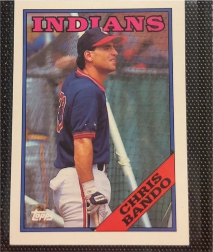 1988 Topps #604 Chris Bando — front