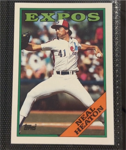 1988 Topps #765 Neal Heaton — front