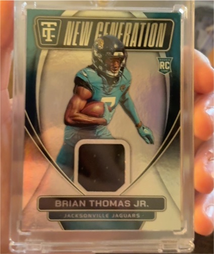 2024 Panini Totally Certified New Generation #NGJ-BTJ Brian Thomas Jr. — front