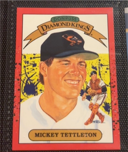 1990 Donruss Diamond Kings #5 Mickey Tettleton — front