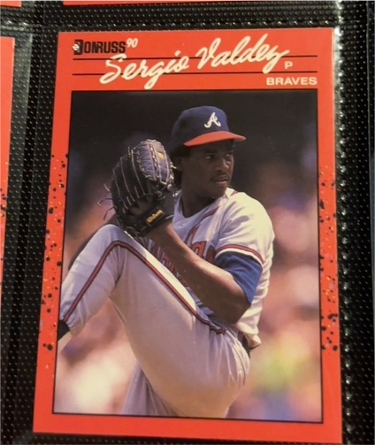 1990 Donruss #405 Sergio Valdez — front
