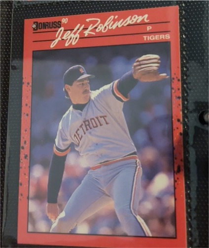 1990 Donruss #417 Jeff Robinson — front