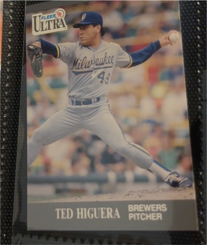 1991 Fleer Ultra #195 Ted Higuera — front