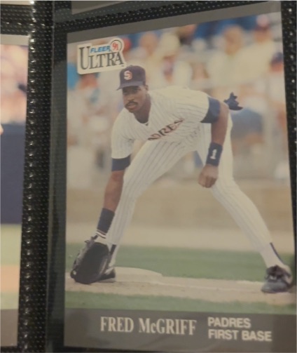 1991 Fleer Ultra #308 Fred McGriff — front