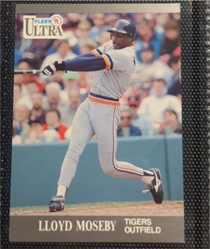 1991 Fleer Ultra Lloyd Moseby — front